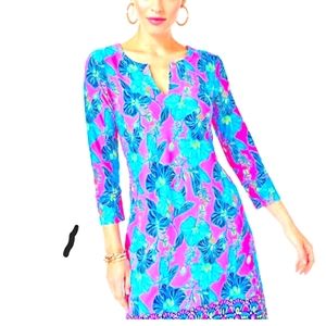 Lilly Pulitzer Nadine dress ChillyLilly 'blooming for you' upf NWT XL